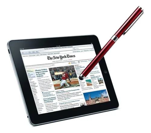 Stylus Y Pluma Para Micromax A115 Canvas 3d Paquete 3 Rojas