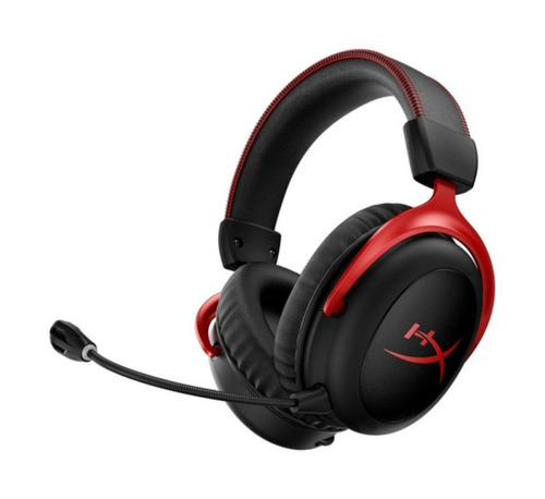 Headset over-ear gamer sem fio HyperX Cloud II Wireless HHSC2X-BA vermelho