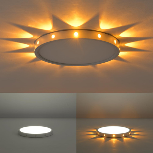 Lampara De Techo Led De Montaje Empotrado De Color Blanco White