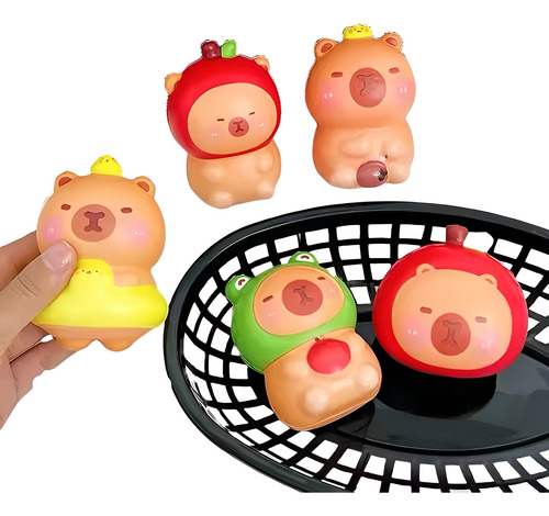 Juguetes Antiestrés Capibara Squishys Estirable Relajante
