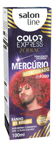  Coloraçao Color Express Zodiac 100ml Fogo Vermelho Tom Sem tom