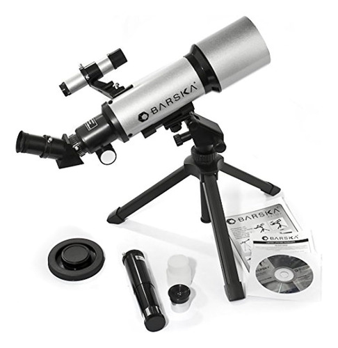 Barska Starwatcher Telescopio Refractor De 400x70 Mm Con Trr