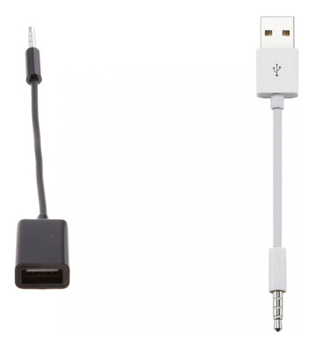 2 Piezas De Adaptadores A Usb 2,0 3,5mm