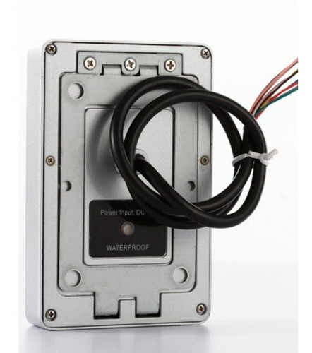 Control Accesos Teclado Táctil Y Rfid Metálico Exterior Ip66