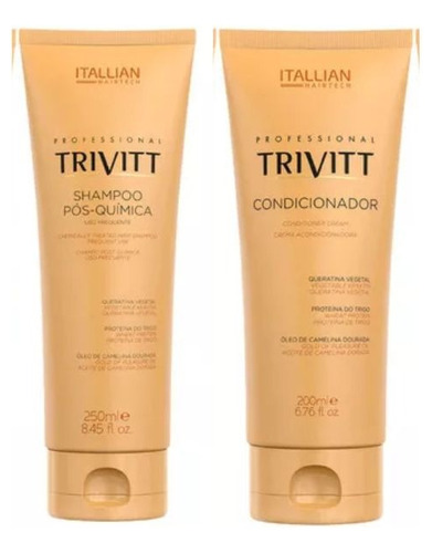 Kit Shampoo E Condicionador Trivitt 250 Ml.