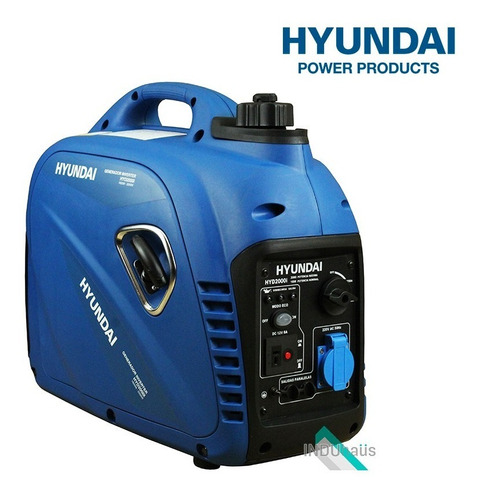 Generador Inverter Hyundai 2000w 220v 7,3a P. Man /induhaus