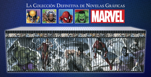 Colección Completa Novelas Gráficas Marvel Salvat Tapa Negra (Usado)