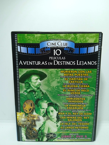 Imagen 1 de 10 de 10 Películas Aventuras En Destinos Lejanos - Dvd - Colección