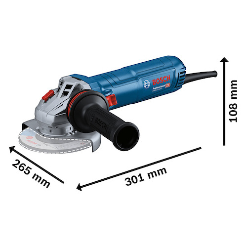 Amoladora Angular 5 Bosch Gws 12-125 S 1200w Color Azul marino Frecuencia 50Hz