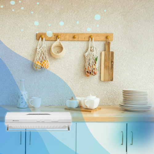 Extractor purificador de cocina Spar Turbotronic 2 Motores enlozado blanco de pared 60cm x 15cm x 53cm blanco 220V