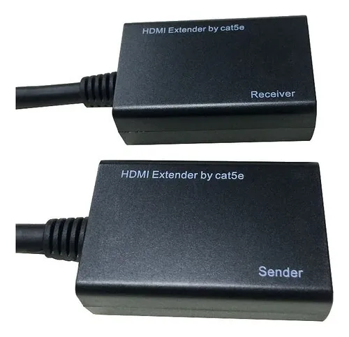 Extensor Hdmi Sartyee Sobre Cat5e/6, Ethernet Rj45 A Hdmi 2