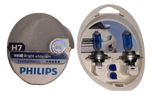 Lampara Halogena H7 12v 55w  Philips Blue Vision  Kit 