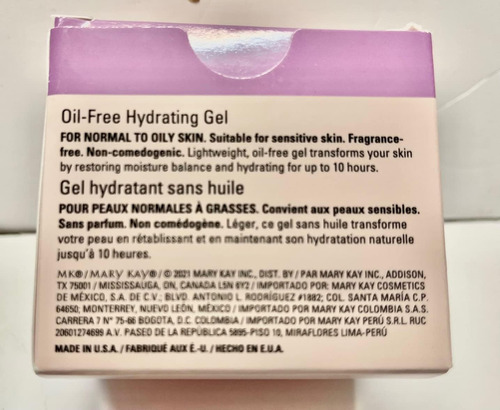 Mary Kay Gel Hidratante Sin - 7350718:ml