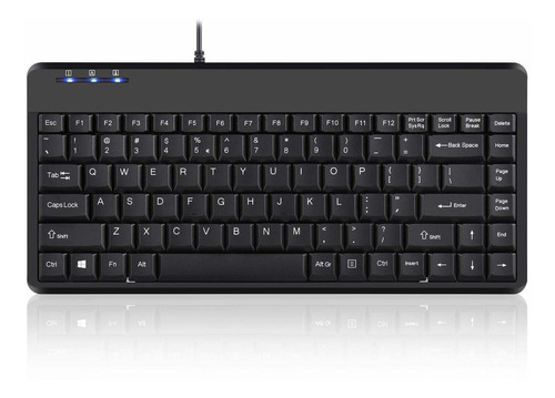 Teclado Perixx Periboard-409u Wired Usb Mini Portable Compac