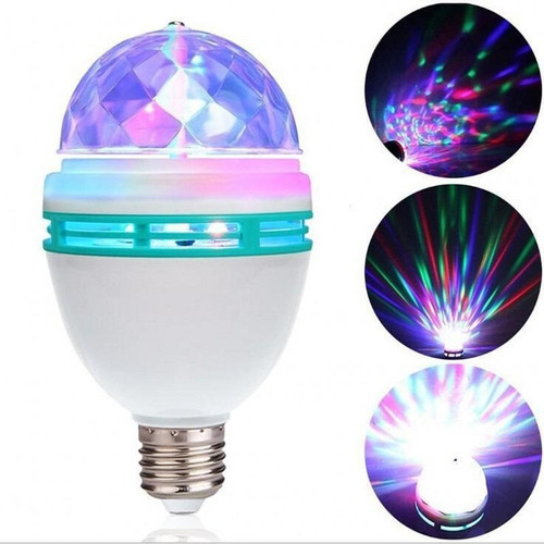 Lámpara LED Luatek con forma de globo para escenario, diseño de bola de discoteca, efecto mágico, minilámpara, 110 V/220 V, RGB