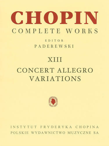 Variaciones De Allegro De Concierto: Obras Completas De Chop