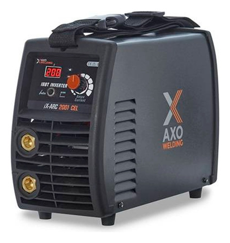 Soldadora Inverter Mma Axo X-arc 2001 Cel 200a Celulosico Negro