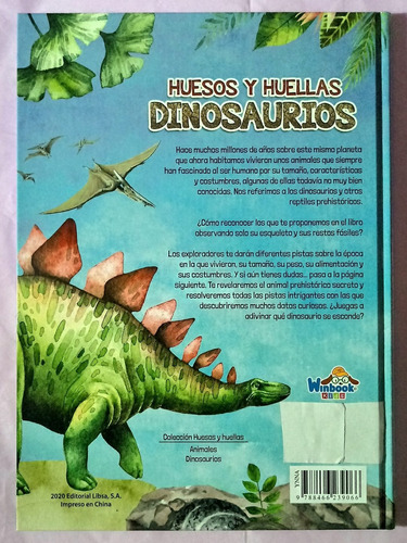 Huesos Y Huellas. Dinosaurios. (libro Infantil) | Meses sin intereses
