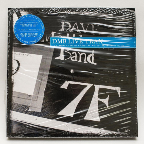 Dave Matthews Band Live Trax 1-vinilo Azul-numerado-rsd
