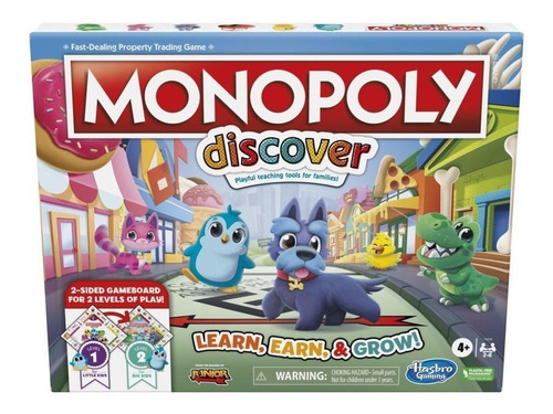 Monopoly Junior Discover - Juego De Mesa - Español / Diverti