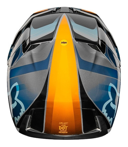 Imagen 5 de 6 de Casco Motocross Fox V3 Motif Mx #21767-141