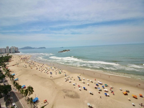 Imagem 4 de 15 de Guarujá Pitangueiras Frente Ao Mar Reformado 3 Suítes Dependência De Empregada 1 Vaga Serviço De Praia Portaria 24 Horas - Ap3514 - 34710321