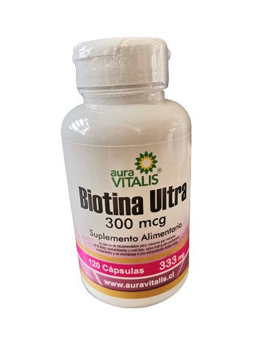 Biotina Ultra 120 Caps Colageno Hidrolizado Vitamina Zinc