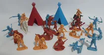 Comprar Lote Com 23 Figuras Gulliver Forte Apache Anos 80 Coleçao