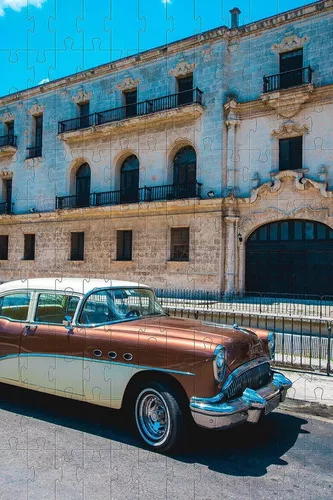 Quebra-cabeça 1000 Peças Cuba Carro