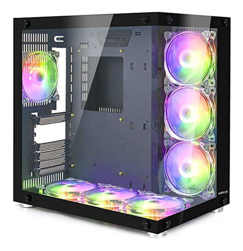 Gabinete Gamer Motospeed Hyrax Vidro Temperado Hgb700