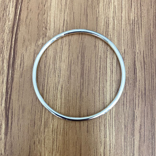 Imagen 5 de 10 de Pulsera Aro Ch De Plata .925 Agálea Joyería