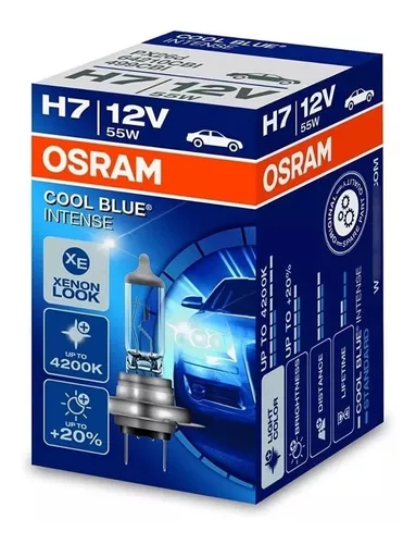 Lampara Original Osram H7 Cool Blue Intense 12v Alemanas