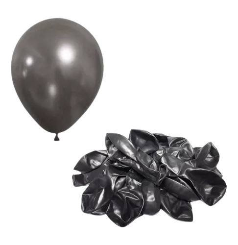 Pack 25 Uds Globos Decorativos De Látex Metálicos R9