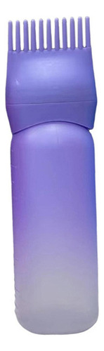 2 Botella Aplicadora Con Peine Para Raíces, Botella Violeta