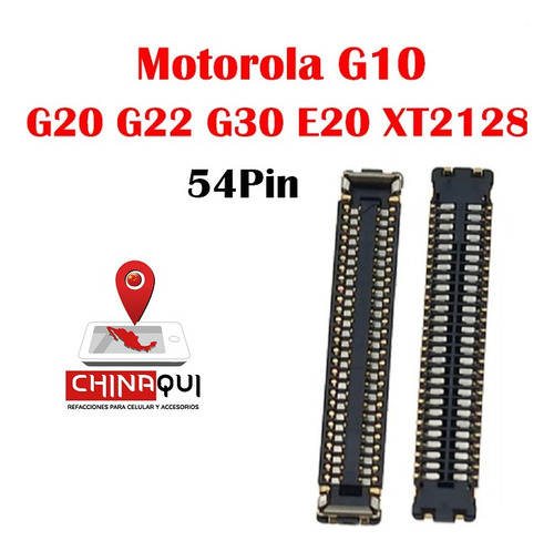 Fpc 54 Pines Para Placa  Motorola G10, G20, G22, G30, E20 