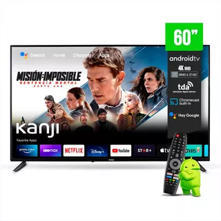 Smart Tv Kanji 4k 60 Pulgadas Netflix Youtube Andriod Tv