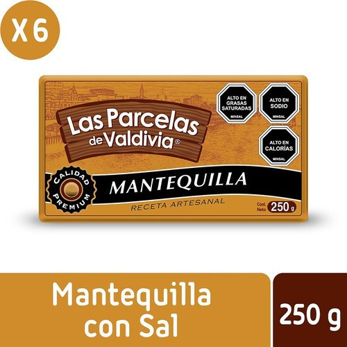 Pack 6 - Mantequilla Lpv 250g