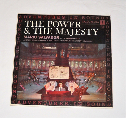 Mario Salvador At Hammond Organ The Power & The Majesty Lp