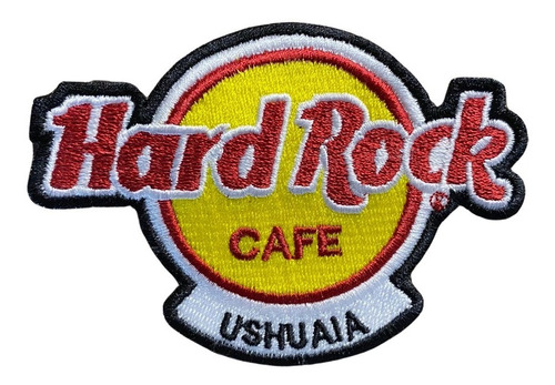 Parche Bordado - Hard Rock Cafe - Ushuaia