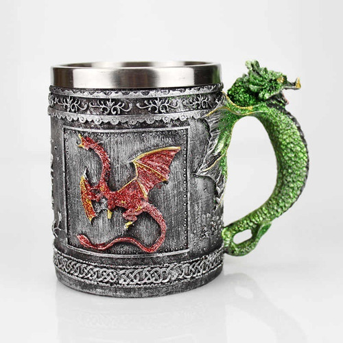 Imagen 1 de 2 de Taza Dragon  Gótica Medieval 