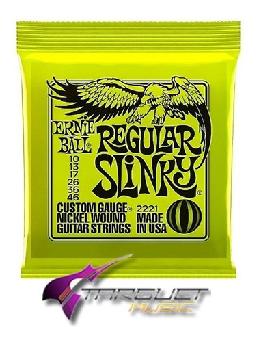 Ernie Ball Encordado Guitarra Electrica  0,10