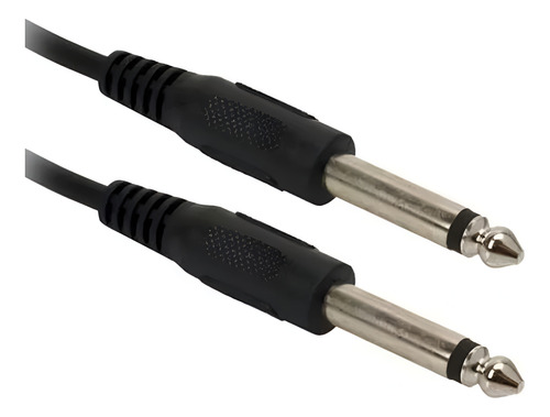 Cable De Audio Ficha Plug 6.5 Macho 6 Metros