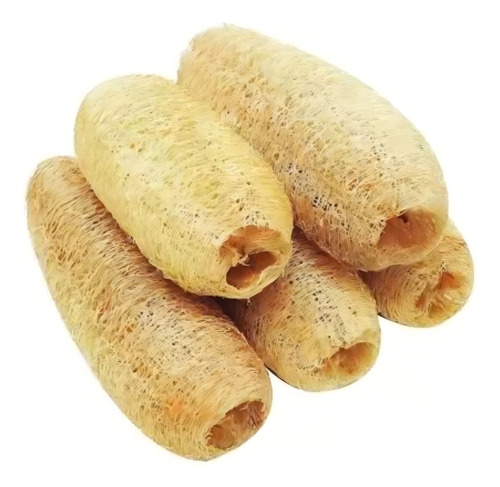 Esponja Zacate Natural Exfoliante Loofah Biodegradable Color Amarillo