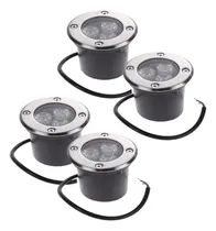 Comprar X4 Focos Embutidos Led Focos Embutidos Focos Piso 3 W Exteri