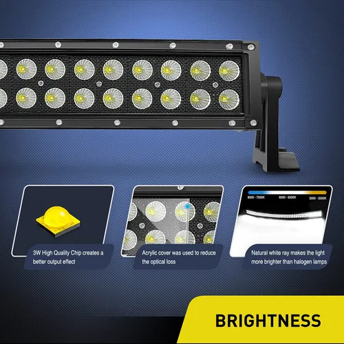 Nilight - Juego De Barra Led Para Inundacion De Punto Curvo