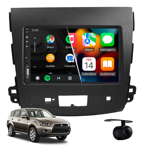 Central Multimidia Mp5 Apple Carplay Mitsubi Outlander 2012