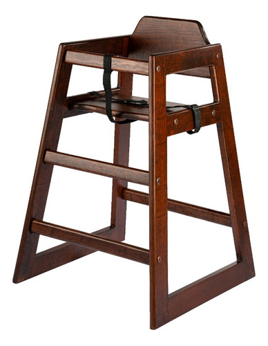Silla Periquera de Madera para Bebe Comida Restaurante Casa Dimmuc PSPPBM-DILI Color Nogal Clásico