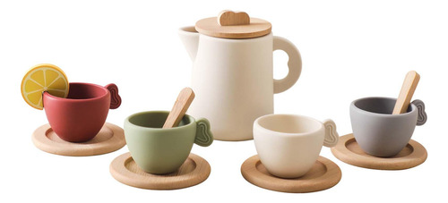 Juego De Té Para Niñas Pequeñas, Hora Del Té Con Base