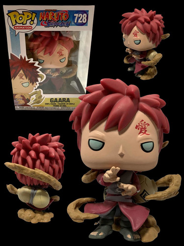 Gaara Aldea De La Arena Vs Naruto Shippuden Pop! 728 Unico