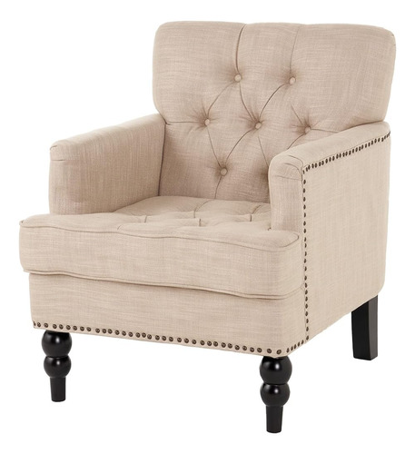 Christopher Knight Home Malone Club Chair, Poliuretano, Beig